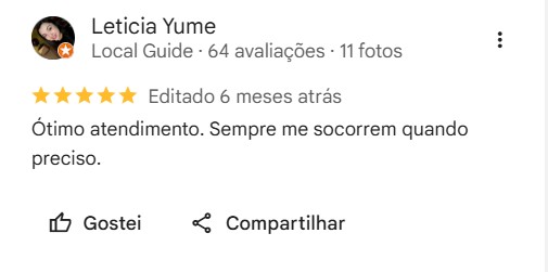 Avaliação real da cliente Letícia Yume